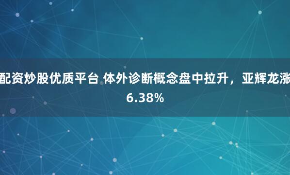配资炒股优质平台 体外诊断概念盘中拉升，亚辉龙涨6.38%