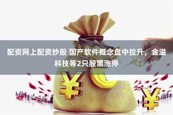 配资网上配资炒股 国产软件概念盘中拉升，金溢科技等2只股票涨停